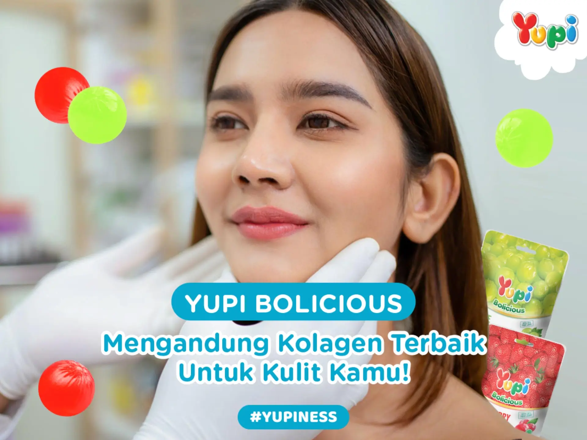 Yupi Bolicious Mengandung Kolagen Terbaik Untuk Kulit Kamu Yupi